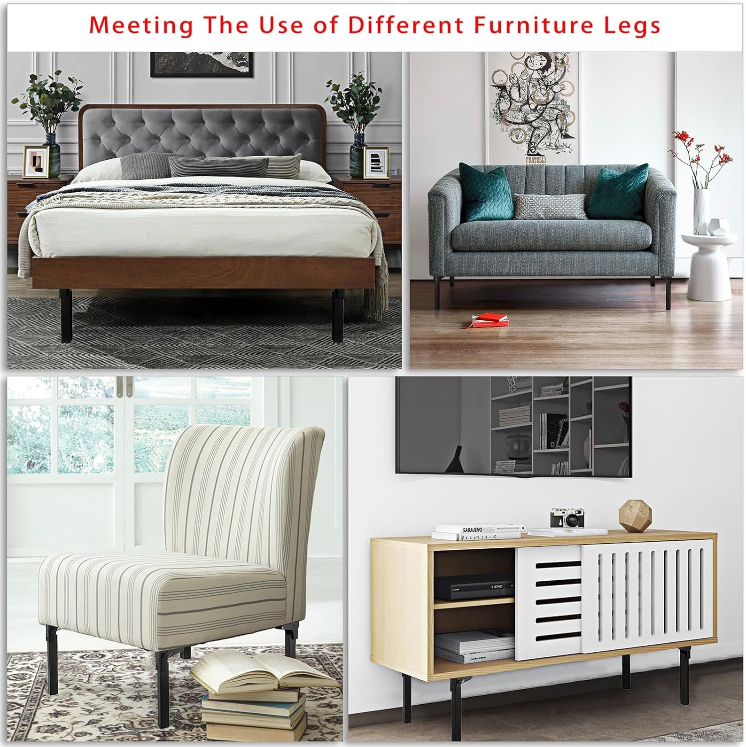 Klaptafelpoten IJzer 25cm - 4 Stuks - Nu met 28% Korting!