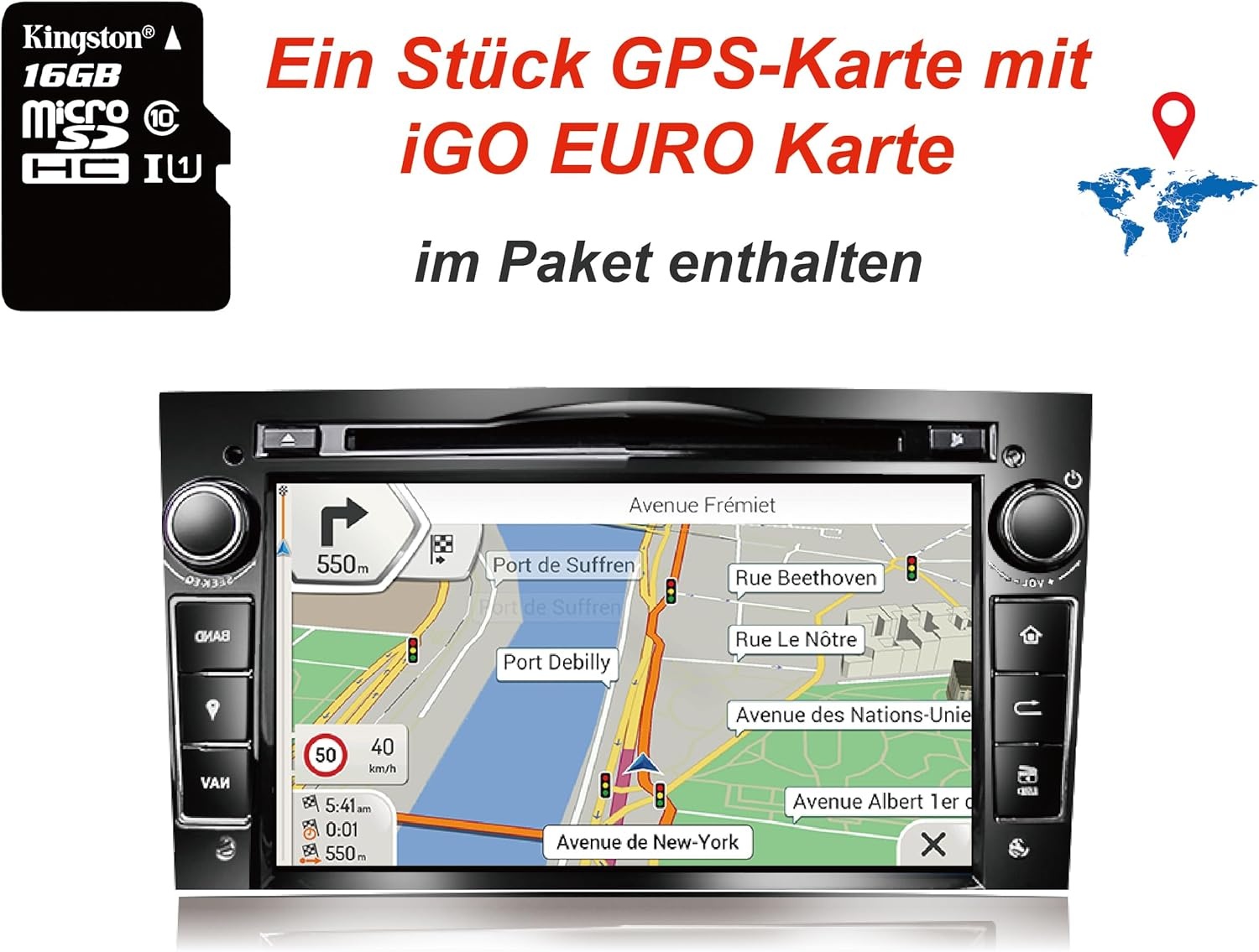 Opel Autoradio 2 DIN - 29% Korting! - 7" Touchscreen, GPS, DVD