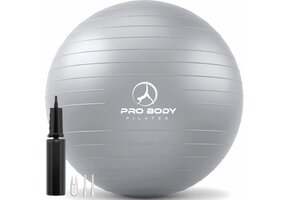 Pilates Balansoefenbal 75cm Zilver - 76% Korting
