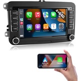 Essgoo Android 14 Autoradio met 7" Touchscreen, CarPlay & Android Auto voor VW Golf, Polo, Passat, Seat