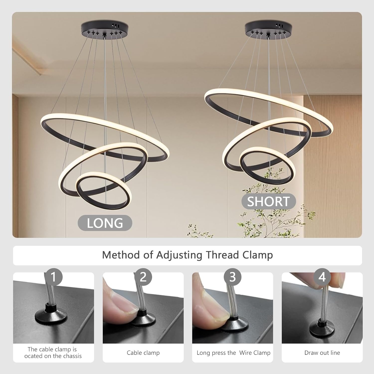 Zwarte Hanglamp Eettafellamp 50cm - 29% Korting!