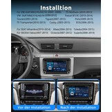 Essgoo Android 14 Autoradio met 7" Touchscreen, CarPlay & Android Auto voor VW Golf, Polo, Passat, Seat