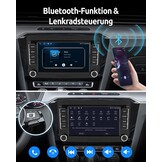 Essgoo Android 14 Autoradio met 7" Touchscreen, CarPlay & Android Auto voor VW Golf, Polo, Passat, Seat