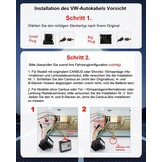 Essgoo Android 14 Autoradio met 7" Touchscreen, CarPlay & Android Auto voor VW Golf, Polo, Passat, Seat