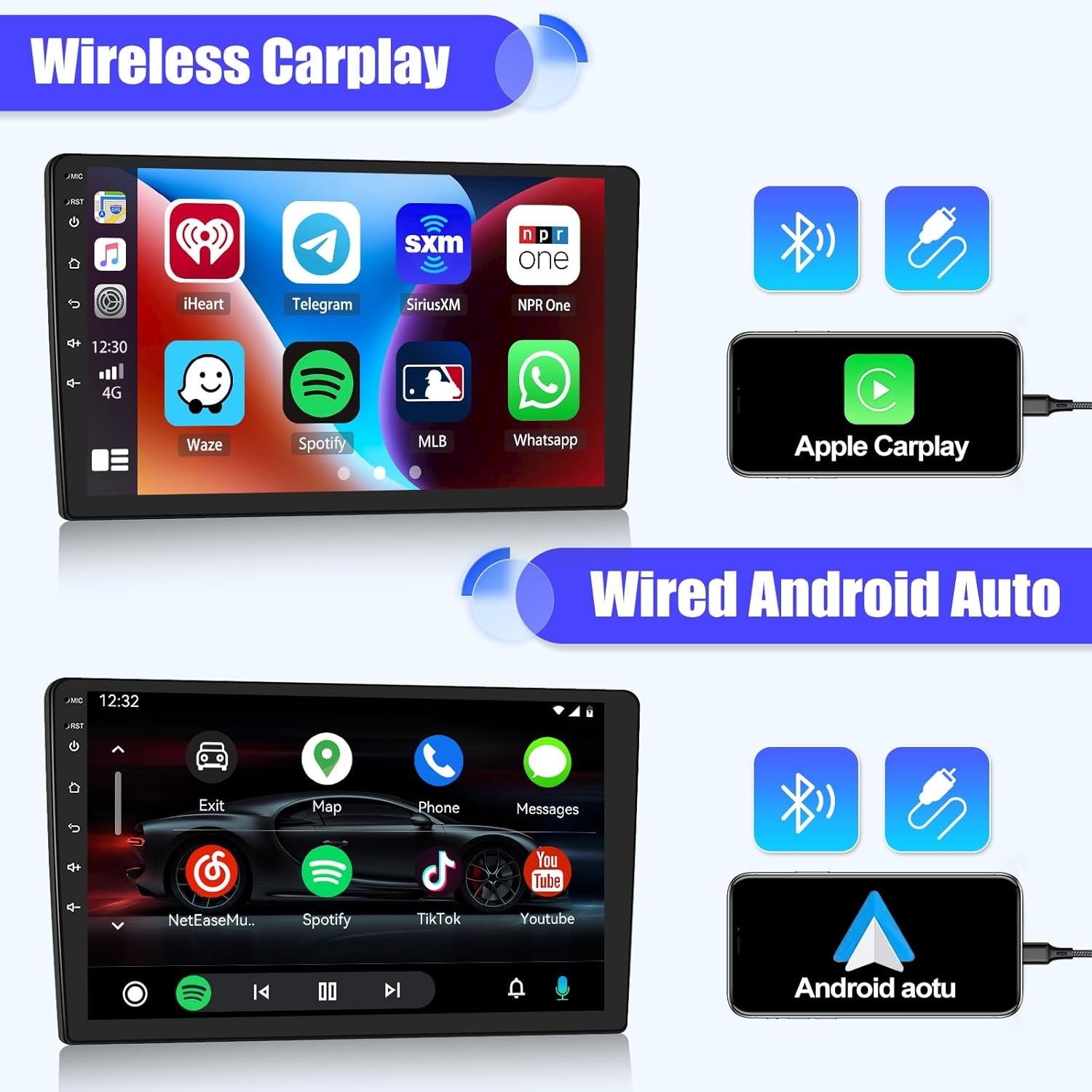 Android Autoradio 9" Carplay/Android Auto - Megane 3 (2008-2014) - 35% KORTING!