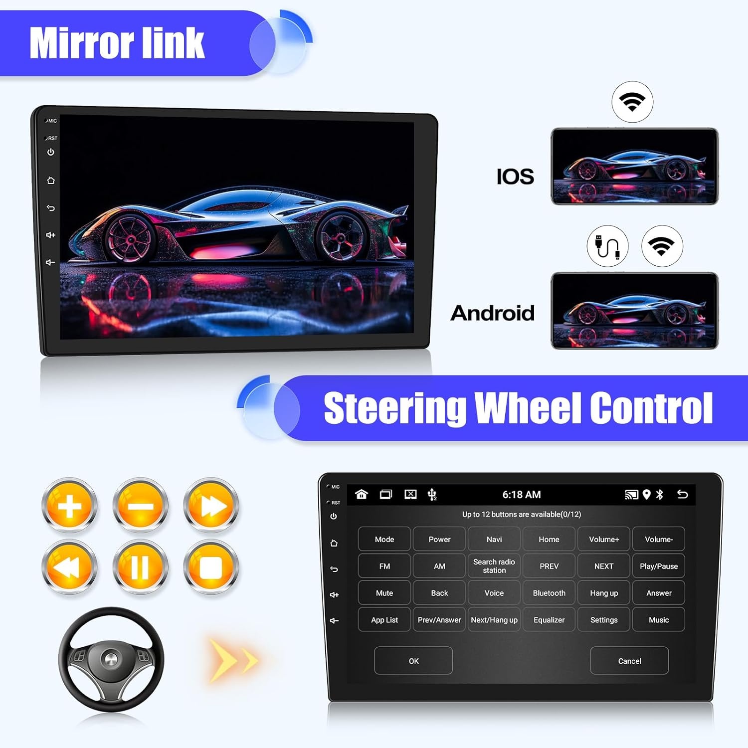 Android Autoradio 9" Carplay/Android Auto - Megane 3 (2008-2014) - 35% KORTING!