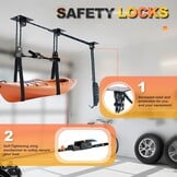 Kajak Deckenlift met Haken & Katrol - 68KG - 34% Korting