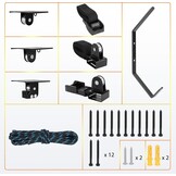 Kajak Deckenlift met Haken & Katrol - 68KG - 34% Korting