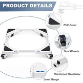 Wasmachineonderstel met wielen - 53% korting
