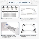 Wasmachineonderstel met wielen - 53% korting