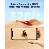 Draadloze Lavalier Microfoon (43% Korting) - iPhone, Android, Camera