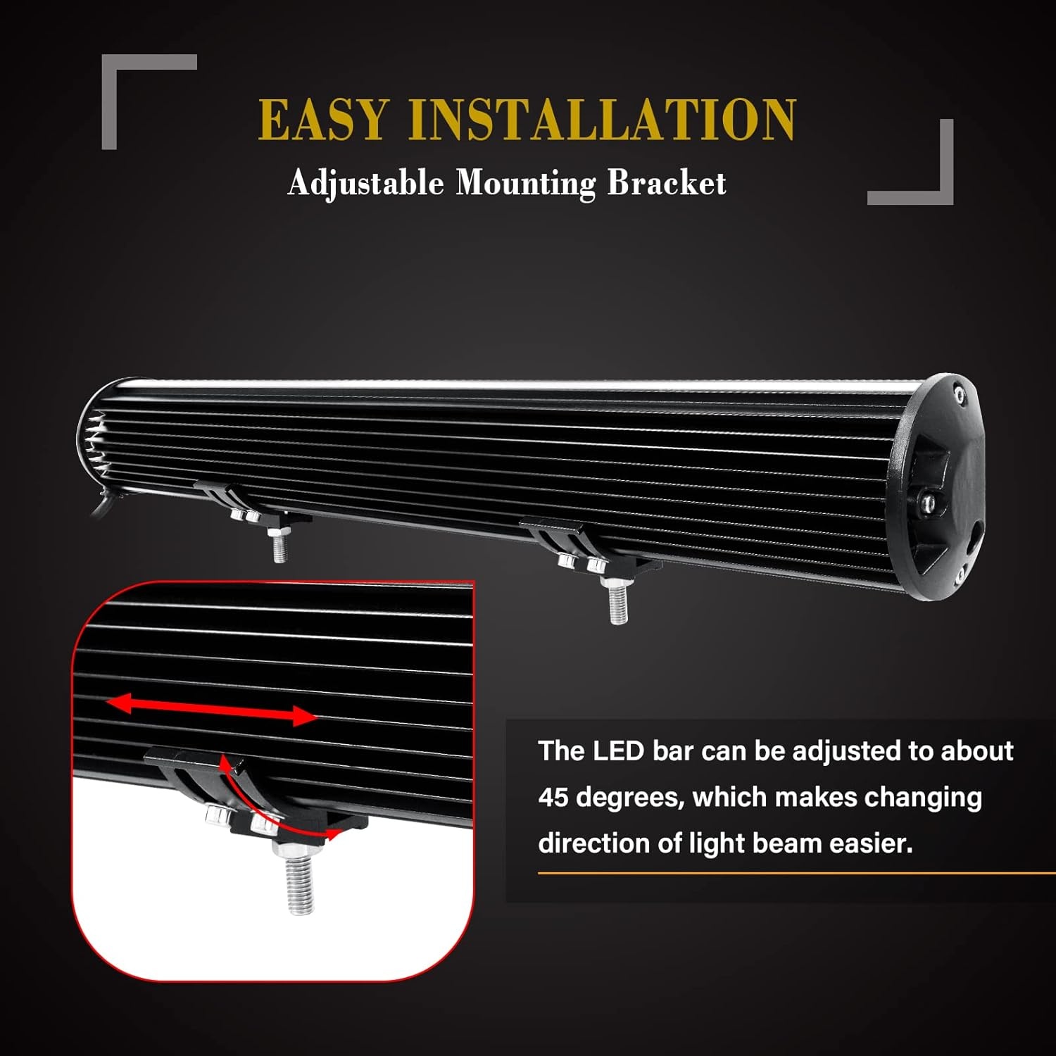 SKYWORLD 20" LED Lichtbalk 420W - 29% Korting!