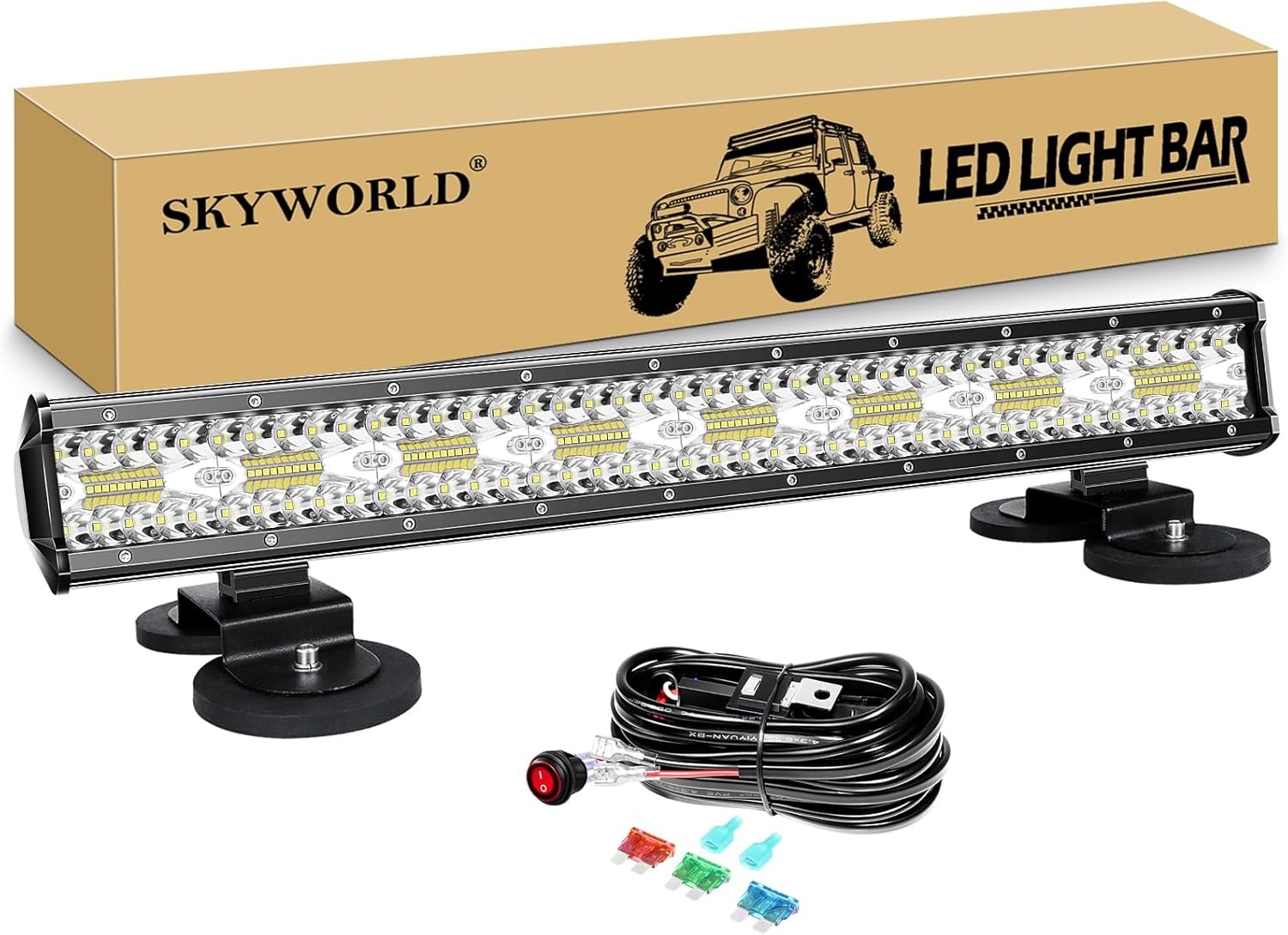 SKYWORLD 20" LED Lichtbalk 420W - 29% Korting!