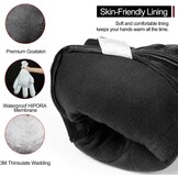 KUTOOK Leren Skiwanten (29% Korting) - Warm & Waterdicht