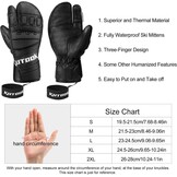 KUTOOK Leren Skiwanten (29% Korting) - Warm & Waterdicht