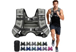 Verzwaard Vest Dames - 40% Korting! 5-30 lbs Neopreen Vest met Telefoonzakje