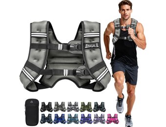 BAGAIL Verzwaarde Vest Dames (5-30 lbs) - 34% Korting!