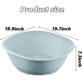 Grote heupbadkuip – Postnatale zorg & aambeienbehandeling | Extra brede bodem met antislipontwerp | Perineale genezing, vaginale hygiëne (wit)