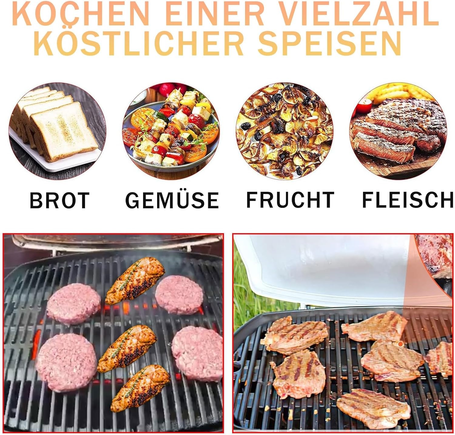 Gietijzeren Grillroosters 2-pack - 34% Korting - Voor Weber Q300/Q320
