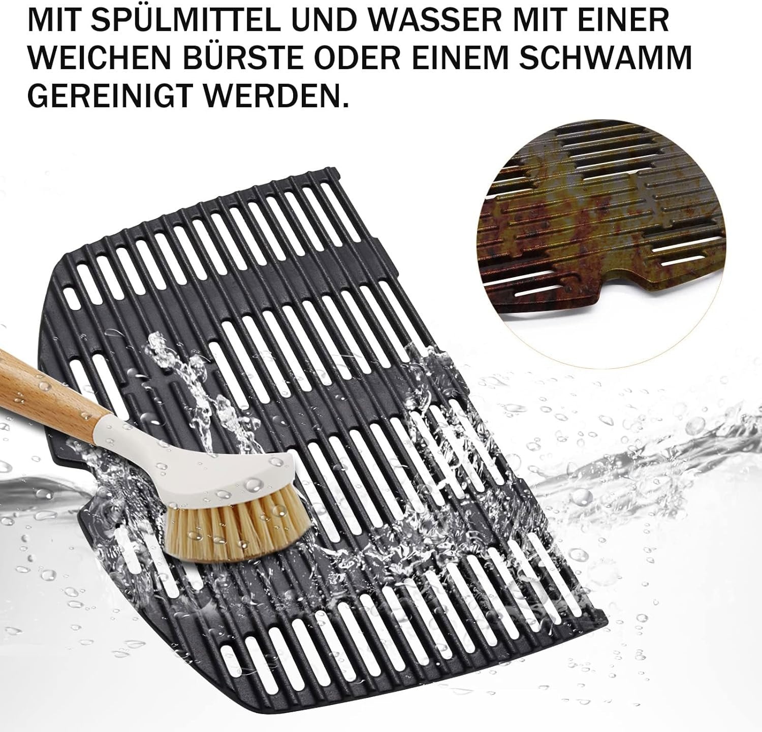 Gietijzeren Grillroosters 2-pack - 34% Korting - Voor Weber Q300/Q320