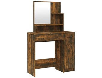 vidaXL Kaptafel Gerookt Eiken (59% Korting!)