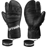 KUTOOK Leren Skiwanten met 3M Thinsulate - Waterdicht - Zwart (29% Korting)