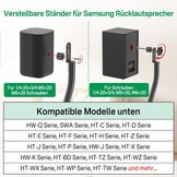 Samsung Achterluidsprekerstandaarden: Set van 2 (84-107cm) - 34% Korting!
