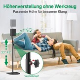 Samsung Achterluidsprekerstandaarden: Set van 2 (84-107cm) - 34% Korting!