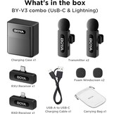 Boya BY-V3 Draadloze Microfoon Combo - 29% Korting!