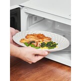 Dinerborden Set van 6 - Vintage Wit Keramiek (26.7cm) - 41% Korting!