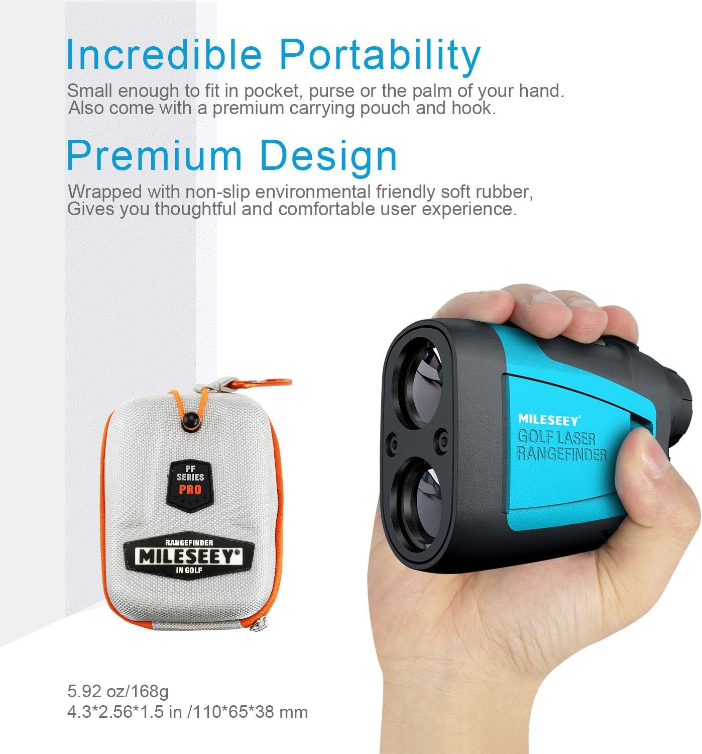 Mileseey Golf Afstandsmeter: 59% Korting, Incl. Helling!