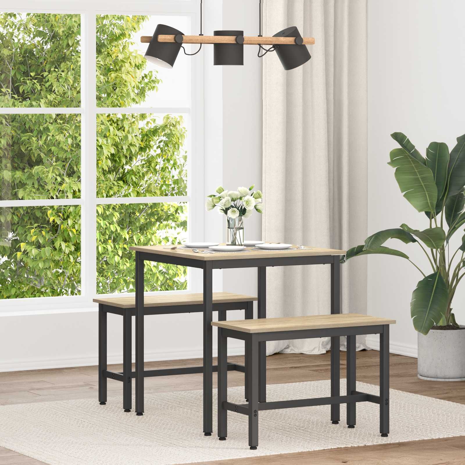 vidaXL Eettafel Metaal - 34% Korting