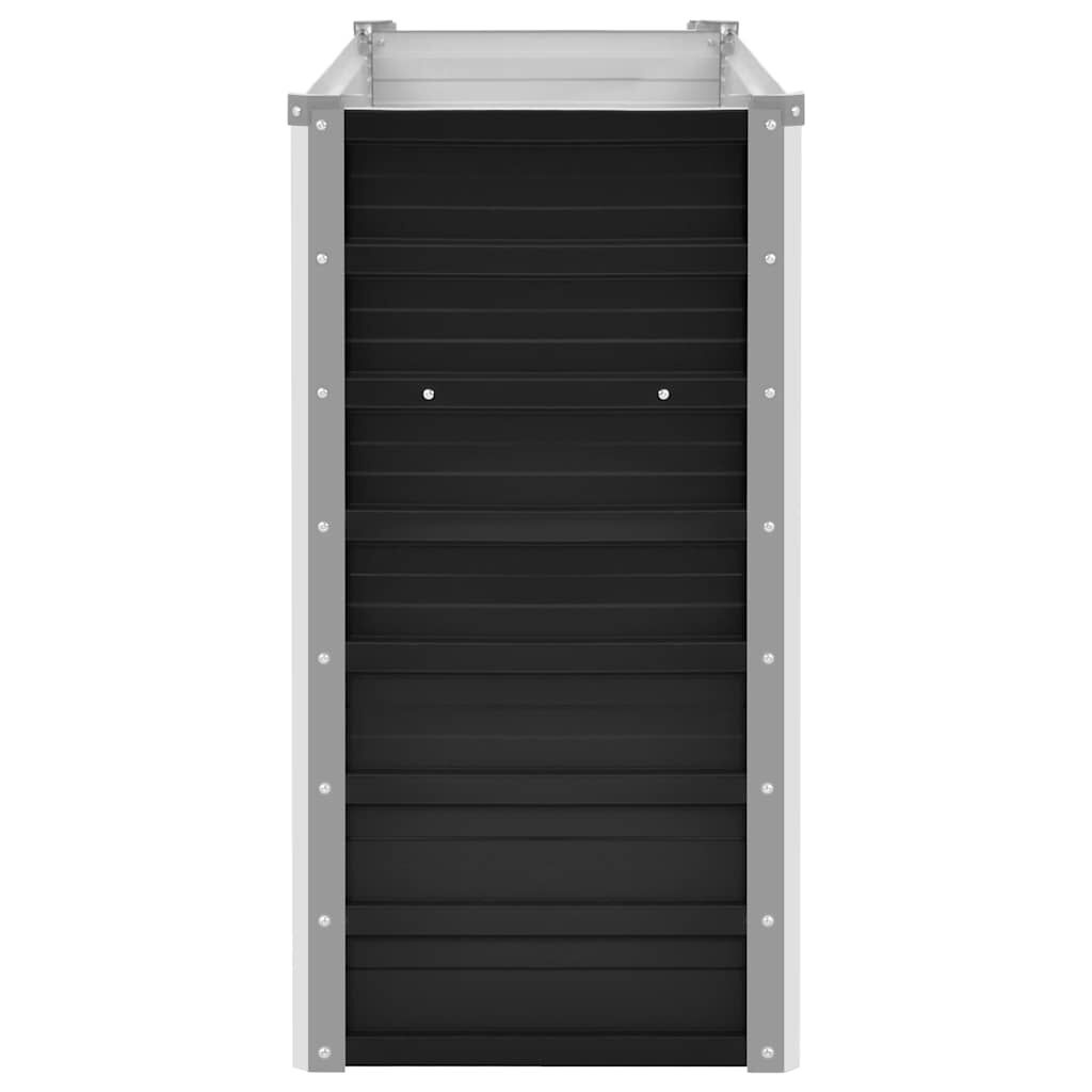 Verhoogde Plantenbak Staal Antraciet 100x40x77cm - 34% Korting!