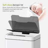 Mbillion Slimme Prullenbak - RVS, 50L, Contactloos - 30% Korting