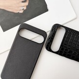 FIFTHAVE Hoes Google Pixel 7 - Ultradun Leer, Zwart (32% Korting)