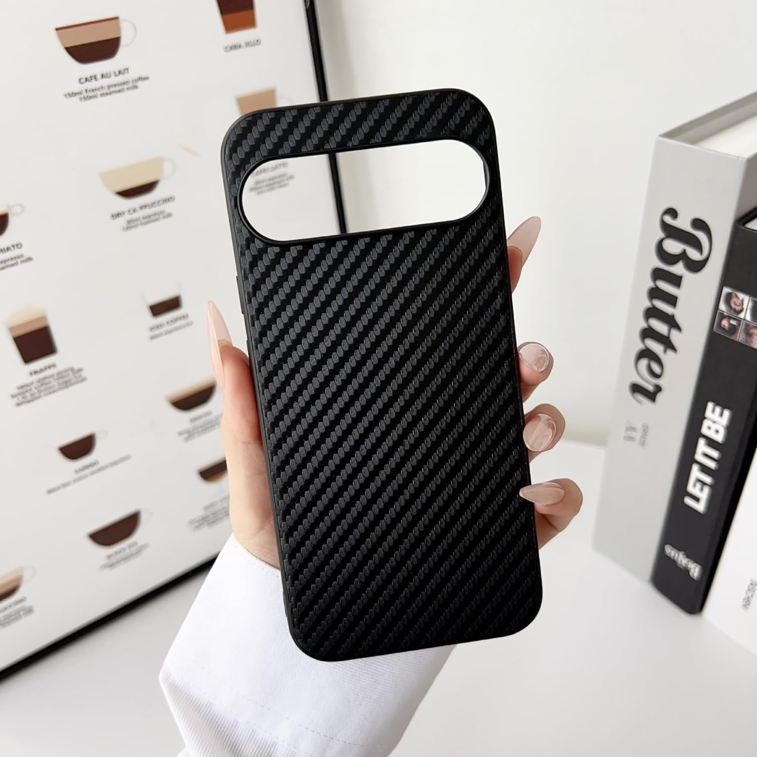 FIFTHAVE Hoes Google Pixel 7 - Ultradun Leer, Zwart (32% Korting)