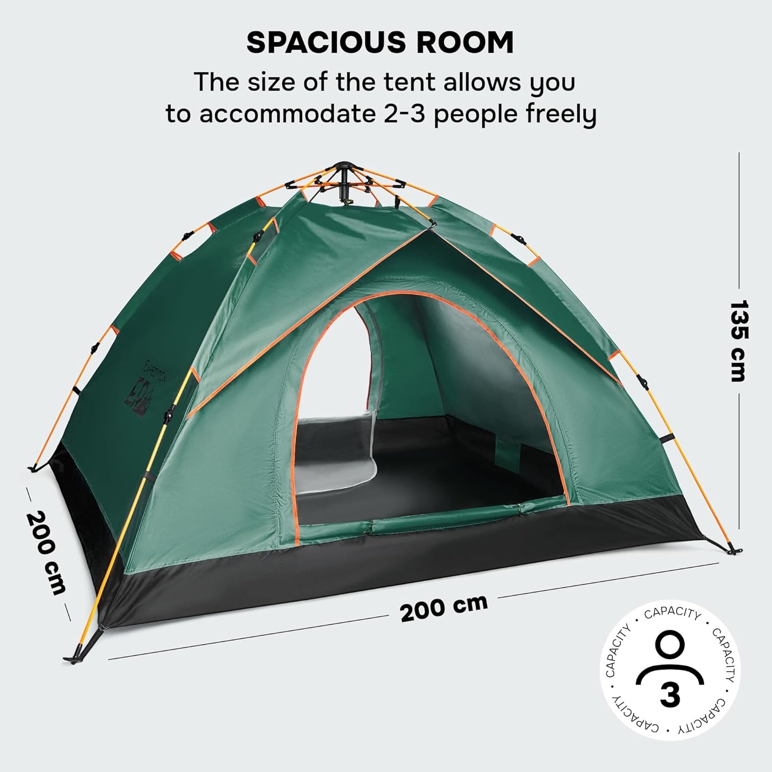 ExpeditionEra Pop-up Campingtent: Ruim & Waterdicht (52% Korting)