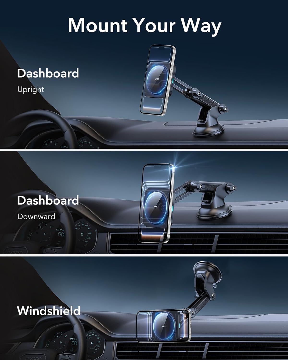 ESR HaloLock Auto Oplader - 33% Korting!