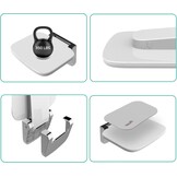 Opvouwbare Douchestoel Wit - 160kg - 34% Korting