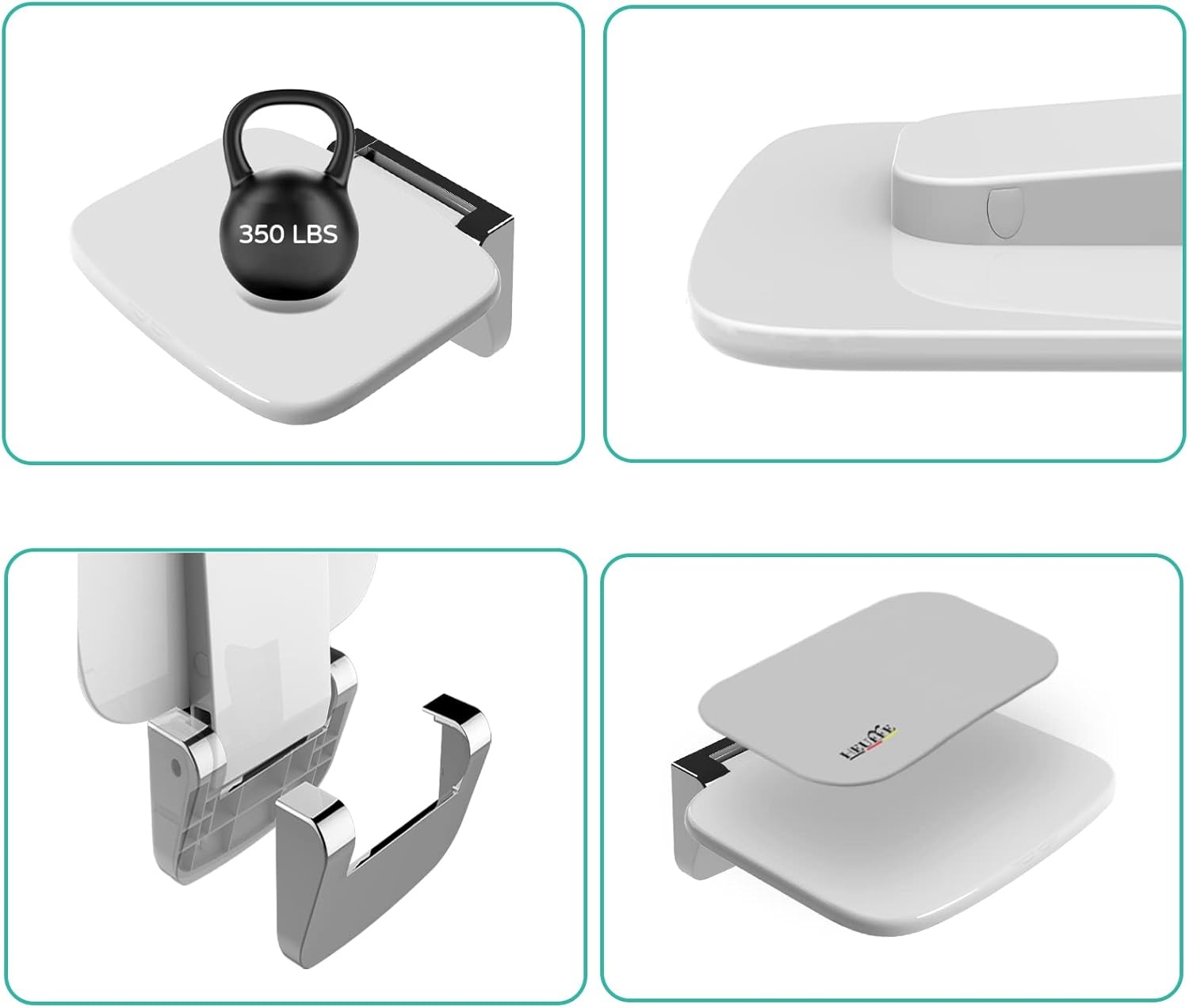 Opvouwbare Douchestoel Wit - 160kg - 34% Korting
