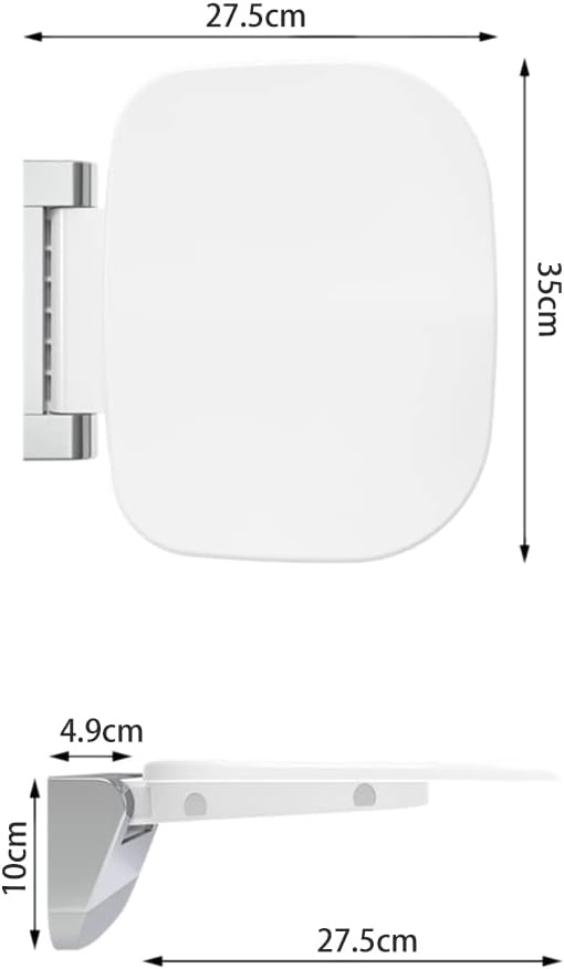 Opvouwbare Douchestoel Wit - 160kg - 34% Korting