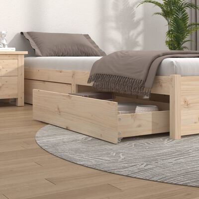 vidaXL Bedlades 4 st massief grenenhout - 48% Korting!
