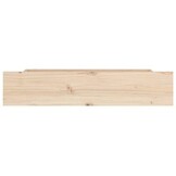 vidaXL Bedlades 4 st massief grenenhout - 48% Korting!
