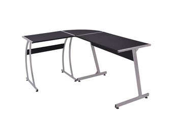 VidaXL L-bureau Hoekbureau Zwart - 54% Korting
