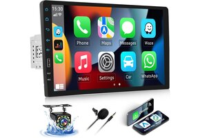 SIXWIN Autoradio: Draadloze CarPlay/Android Auto - 34% Korting