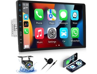 SIXWIN Autoradio: Draadloze CarPlay/Android Auto - 34% Korting