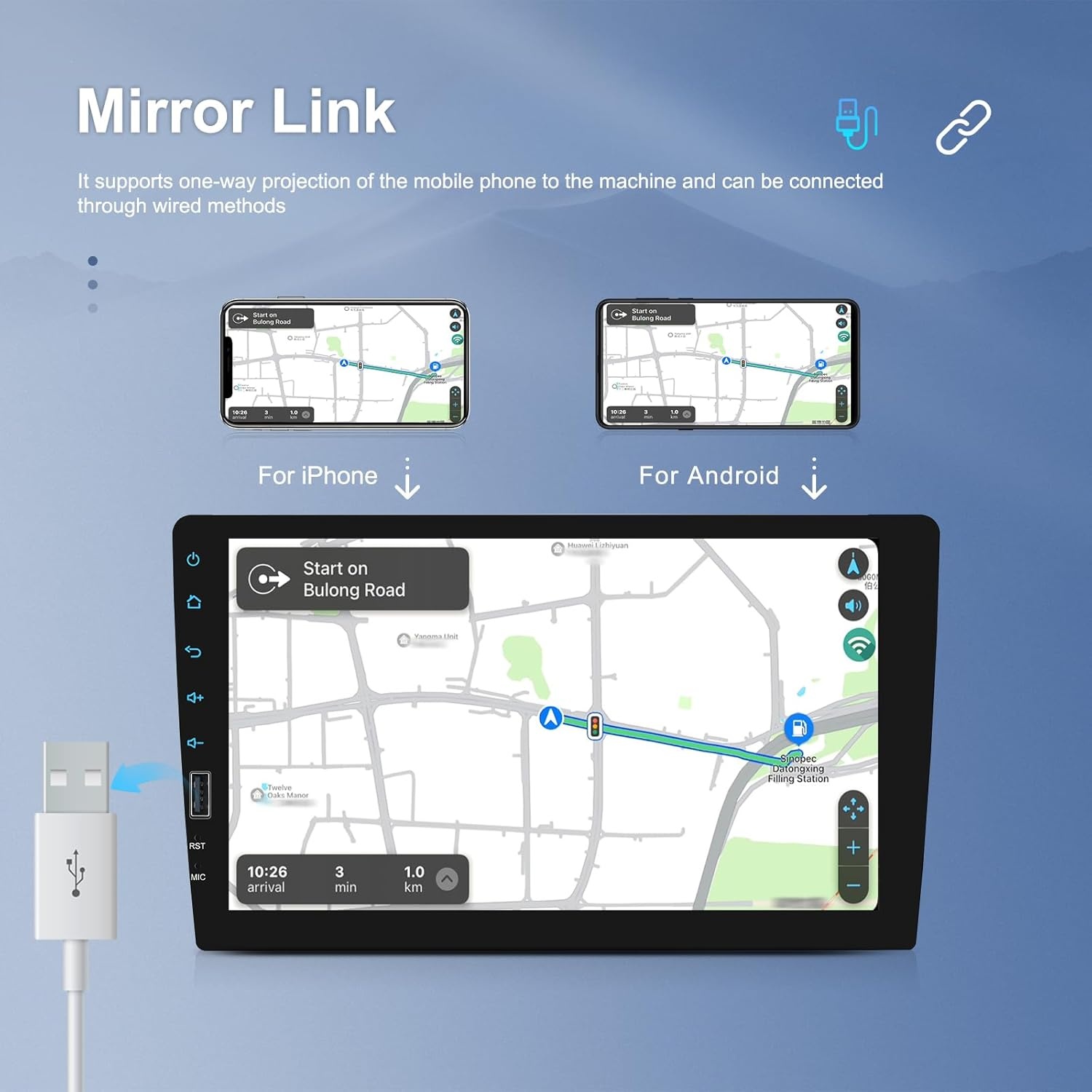 SIXWIN Autoradio: Draadloze CarPlay/Android Auto - 34% Korting