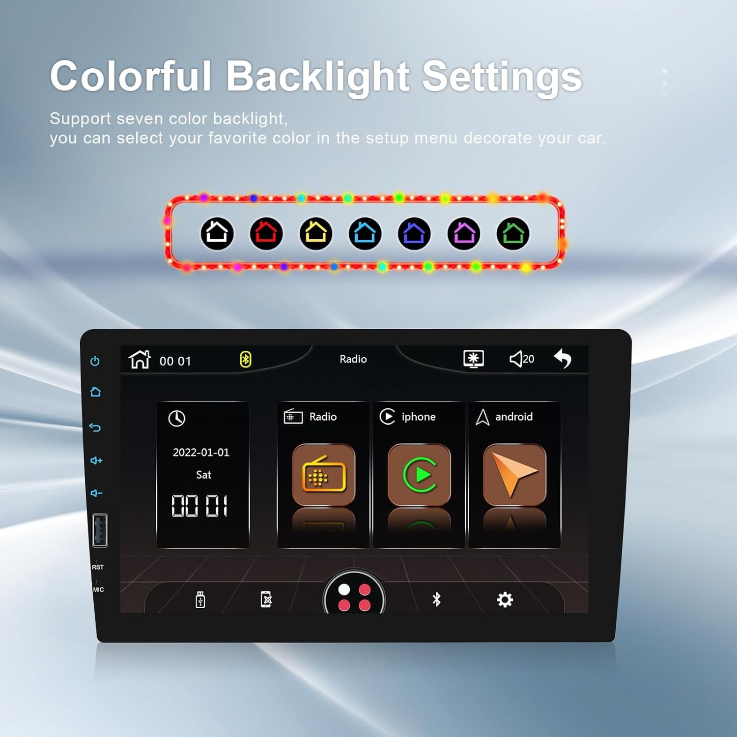 SIXWIN Autoradio: Draadloze CarPlay/Android Auto - 34% Korting