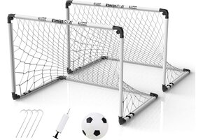 Voetbaldoelen Kinderen Opvouwbaar (Set van 2) - 40% Korting!