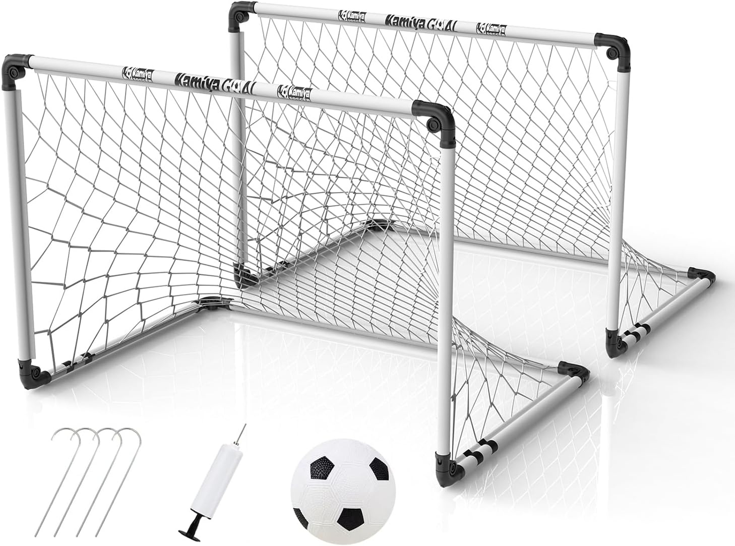 Kamiya Opvouwbaar Voetbaldoel Kind | 60x45/90x60/115x80 cm | 34% Korting